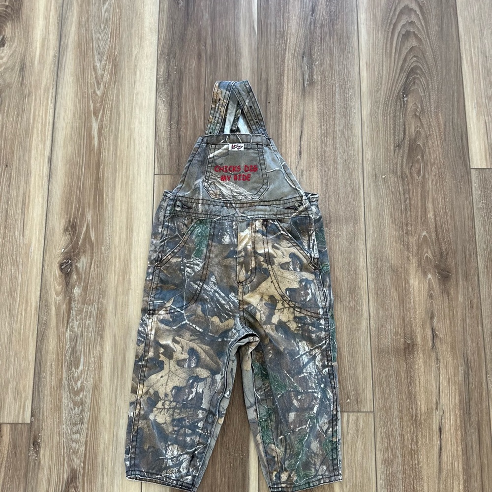 Lil Joey baby Camouflage Overalls size 12/18 months